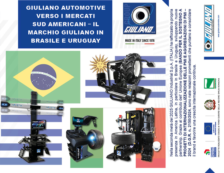 GIULIANO AUTOMOTIVE towards South American markets &ndash; The GIULIANO brand in Brazil and Uruguay