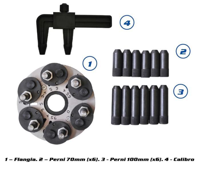 FRR QUICK Flangia per cerchi rovesci e clad