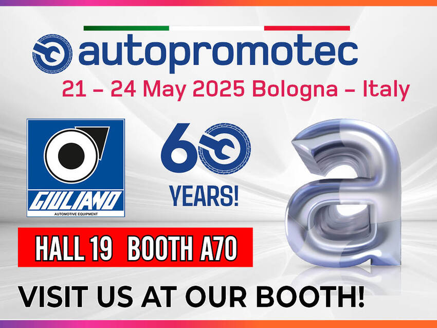 Giuliano Automotive at Autopromotec 2025: Innovation and Technology for Tyre Professionals