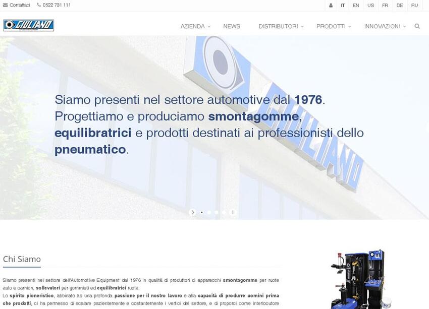 Giuliano-Website wird responsiv