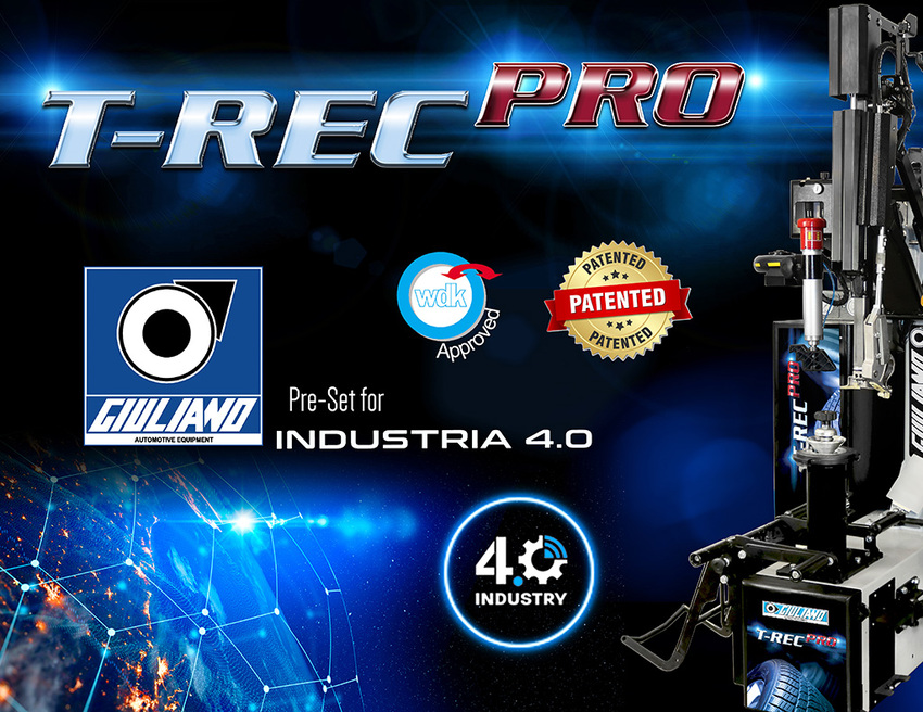 Neue T-REC PRO Reifenmontiermaschine Demo-Videos auf Giuliano Automotive YouTube Channel