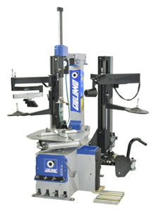 High Performance super-automatic tilt back tyre changer with combined two assist arms
